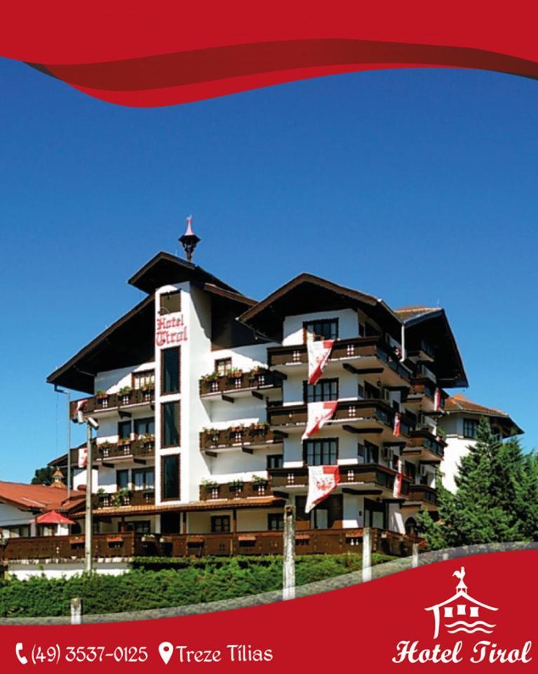 Hotel Tirol Treze Tílias Exteriör bild